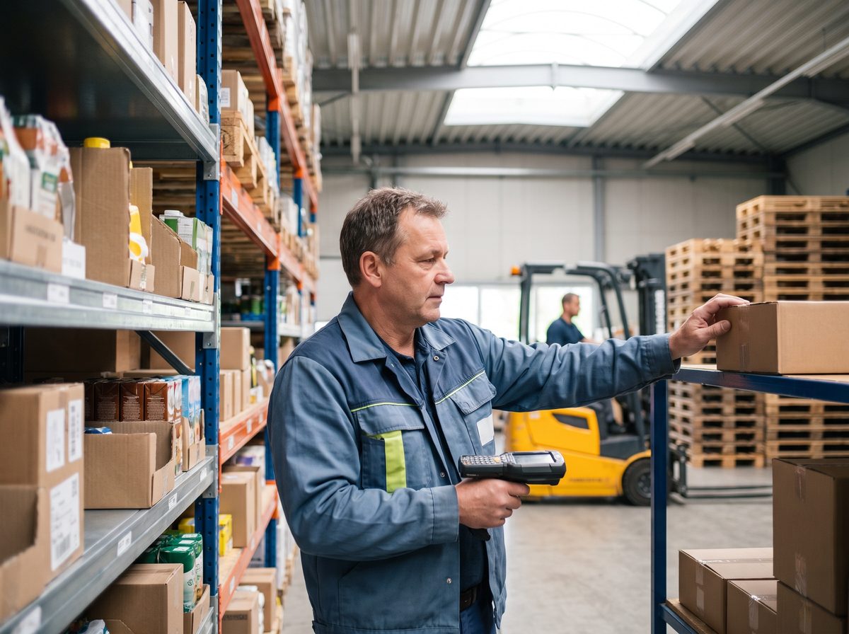Kommissionierung in einem Logistikzentrum